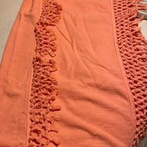 Coral decorative blanket